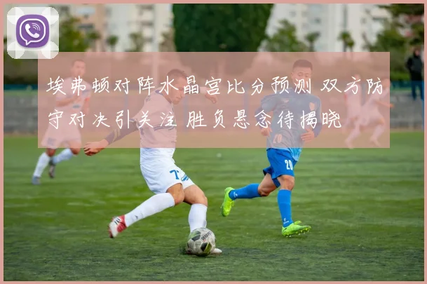 埃弗顿对阵水晶宫比分预测 双方防守对决引关注 胜负悬念待揭晓