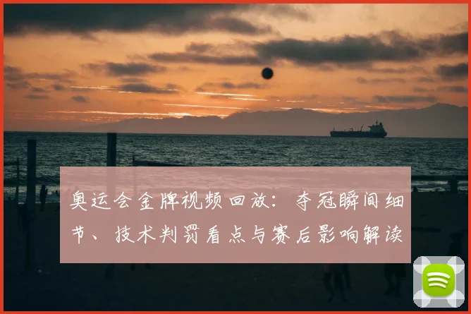 奥运会金牌视频回放：夺冠瞬间细节、技术判罚看点与赛后影响解读