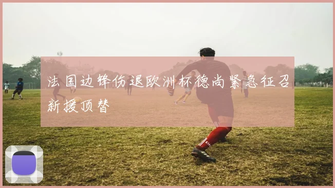 法国边锋伤退欧洲杯德尚紧急征召新援顶替