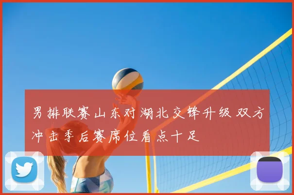 男排联赛山东对湖北交锋升级 双方冲击季后赛席位看点十足